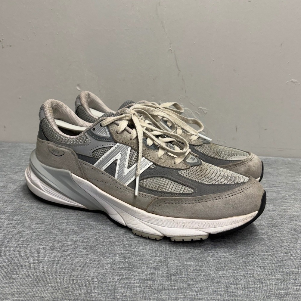 New Balance 990v6 Sneakers Men 10 Grey M990GL6 Made in USA Running Shoes